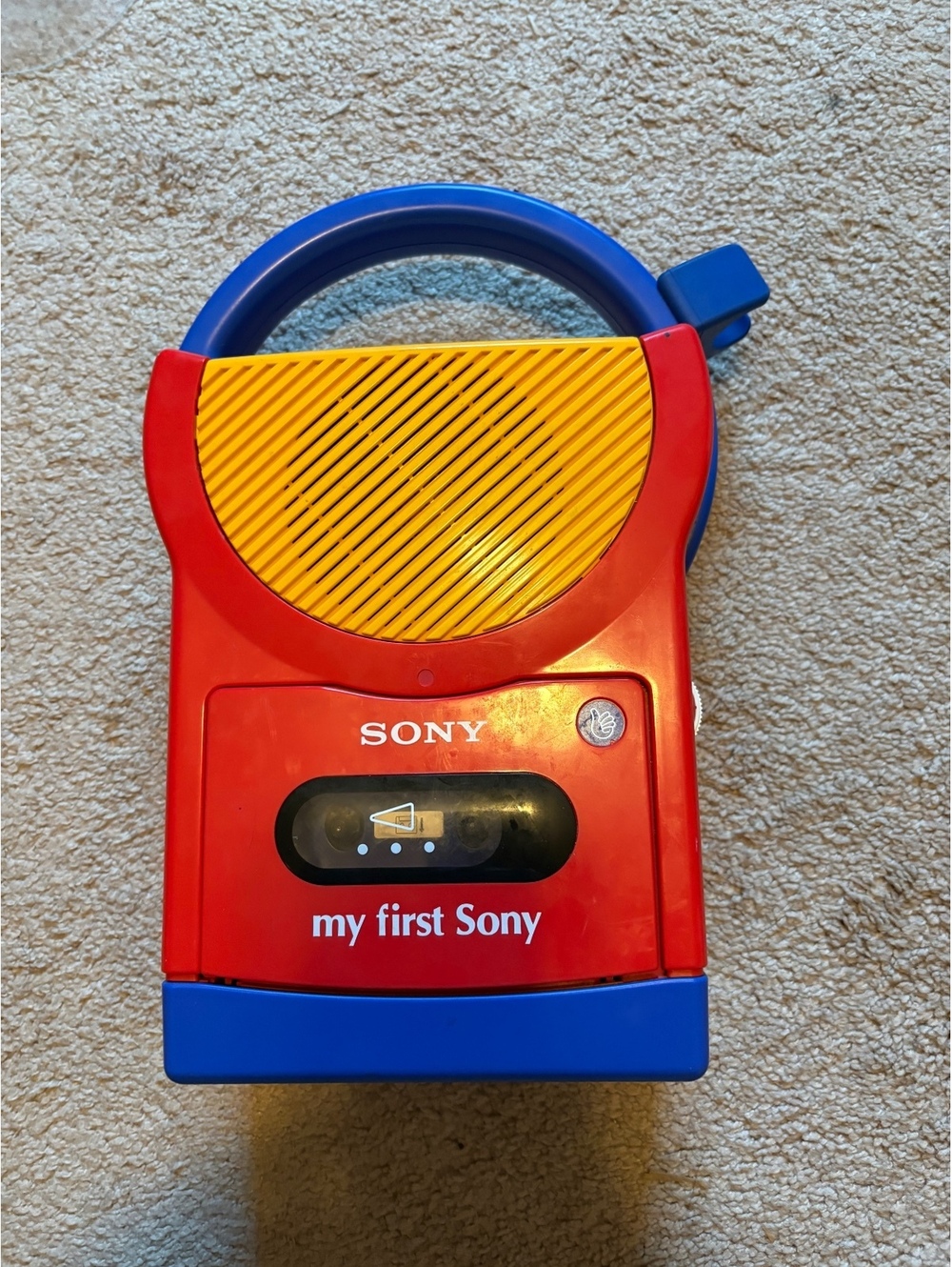 Vintage 1991 SONY Cassette Player My First SONY TCM-4500 (no Mic, Untested)